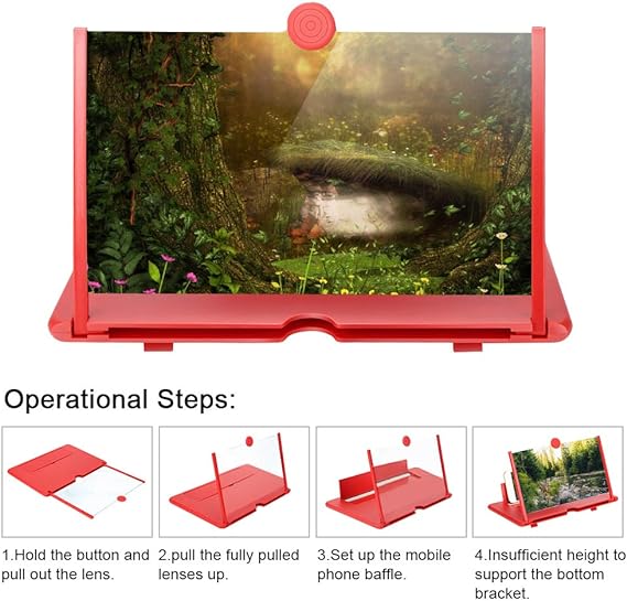 3D Mobile Screen Magnifier مكبر شاشة الهاتف المحمول ثلاثي الأبعاد