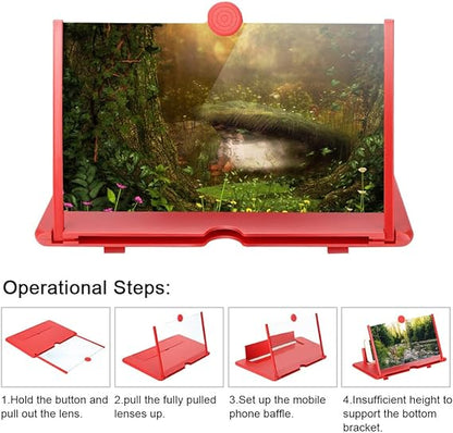 3D Mobile Screen Magnifier مكبر شاشة الهاتف المحمول ثلاثي الأبعاد