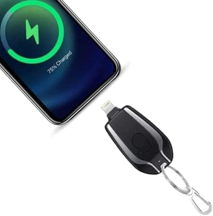 Compact Emergency Keychain Charger شاحن طوارئ صغير الحجم يُعلق على سلسلة المفاتيح