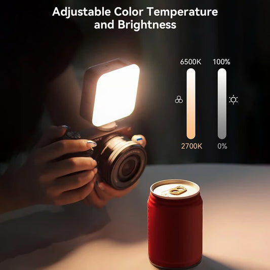Portable LED Video Light: Elevate Your Videos with Professional Lighting مصباح فيديو LED محمول: ارتقِ بمقاطع الفيديو الخاصة بك بإضاءة احترافية