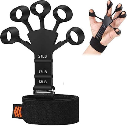 IronClad Hook Grip Strength Trainer, 6 Resistant Level Grip Strength Kit جهاز تقوية قبضة الخطاف من آيرون كلاد، مجموعة تقوية قبضة بستة مستويات مقاومة