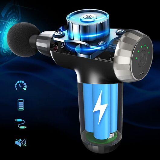 Muscle Massage Gun with 4 Attachments FH-820 جهاز تدليك العضلات مع 4 ملحقات FH-820