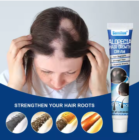 Sumifun Original Hair Regrowth Cream – Boost Hair Thickness & Growth كريم سوميفون الأصلي لإنبات الشعر - يعزز كثافة الشعر ونموه