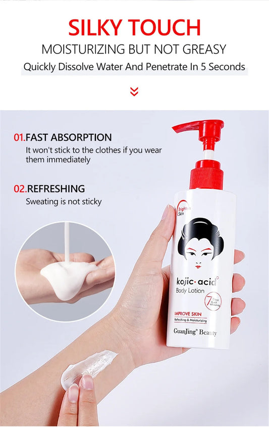Kojic Acid Skincare Series – Brightening, Dark Spot Removal & Skin Repair Line مجموعة العناية بالبشرة بحمض الكوجيك – مجموعة تفتيح البشرة، وإزالة البقع الداكنة، وإصلاح البشرة